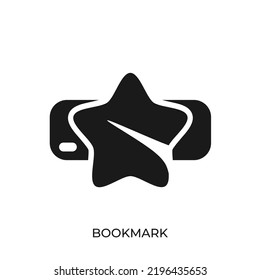 The Best Bookmark Icon Vector. Symbol Illustration In Unique Trendy Style. From Computer Operating System Icons Theme Collections. Suitable For Many Purpose.