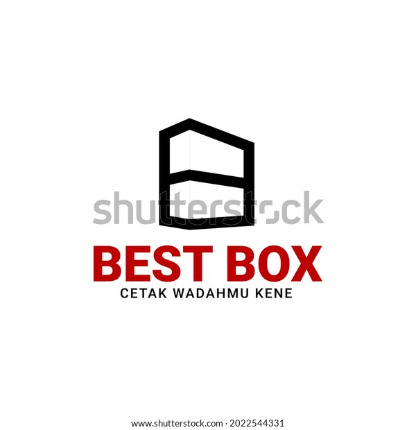 Best Box Logo Design Branding Identity Stock Vector (Royalty Free