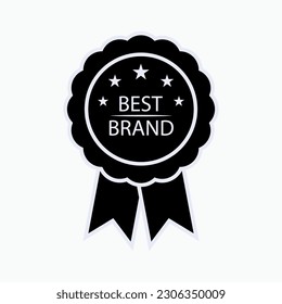 Best Brand Emblem. Famous Product, First Class Goods. 