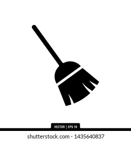 The best of Broom icon vector, illustration logo template in trendy style. Suitable for many purposes.
