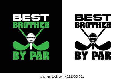 Design des Golf Quote T-Shirts, Typografie