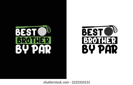 Design des Golf Quote T-Shirts, Typografie