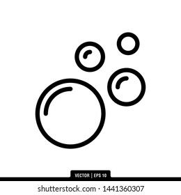 The best of Bubble icon vector, illustration logo template in trendy style. Suitable for many purposes.
