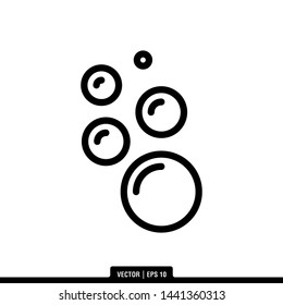 The best of Bubble icon vector, illustration logo template in trendy style. Suitable for many purposes.
