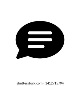 The best bubble speech icon vector inspiration, illustration logo template in trendy style. Suitable for many purposes.
