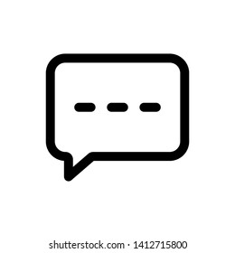 The best bubble speech icon vector inspiration, illustration logo template in trendy style. Suitable for many purposes.
