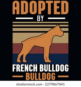 Best bulldog tshirt design vector design