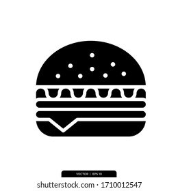 The Best Burger Icon Vector Illustration Logo Template