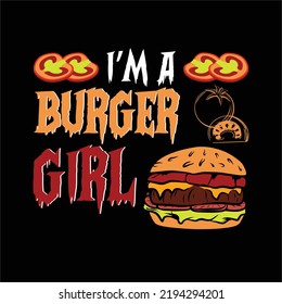 best burger t shirt design vector