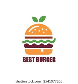 best Burger vector logo design and icon