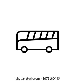 The best bus icon transportation vector illustration logo template