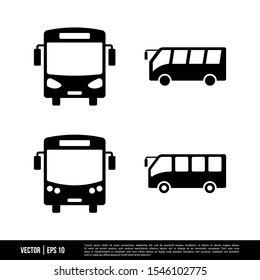 The best Bus icons vector collection, illustration logo template in trendy style. Suitable for many purposes.
