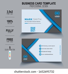 The best Business Card design template. Suitable for companies, corporates, offices, and many other business purposes.