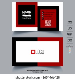 The best Business Card design template. Suitable for companies, corporates, offices, and many other business purposes.