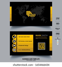 The best Business Card design template. Suitable for companies, corporates, offices, and many other business purposes.