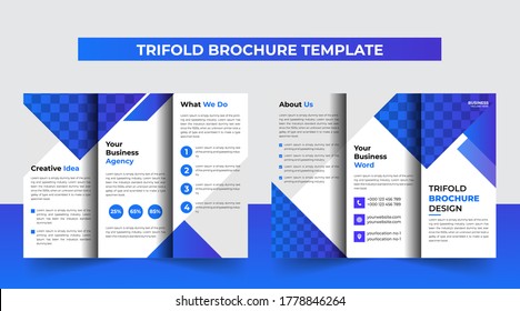 	
Best business Tri-Fold Brochure Templates for Your Business modern and creative business brochure design template