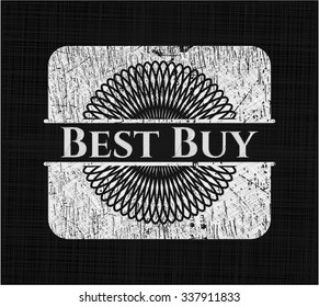 Best Buy with chalkboard texture