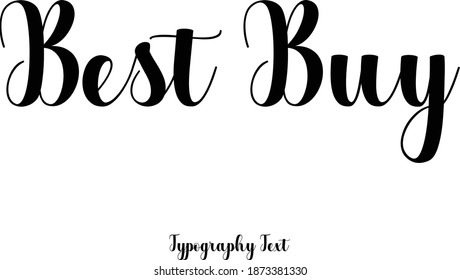 Best Buy Cursive Calligraphy Text Sale Stock Vector (Royalty Free ...