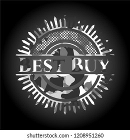 Best Buy grey camo emblem