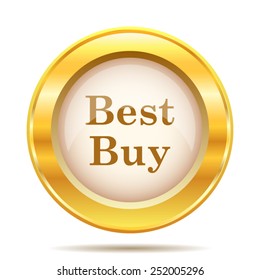 Best buy icon. Internet button on white background. EPS10 vector. 