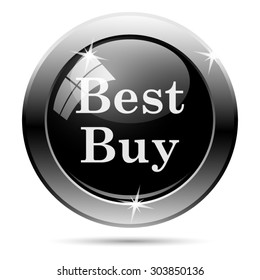 Best buy icon. Internet button on white background. EPS10 vector 