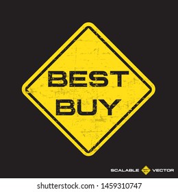 Best Buy Icon Vector Website Button Sign