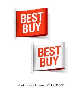 Best buy labels. Vector.