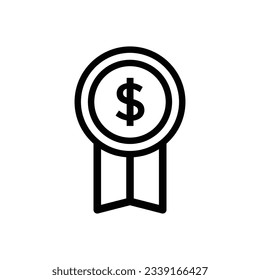 Best Buy Line Icon, Outline Vector Symbol Illustration. Pixel Perfect, Editable Stroke.