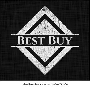 Best Buy on chalkboard