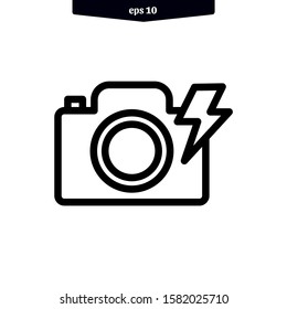 The best camera icon vector illustration logo template. eps10
