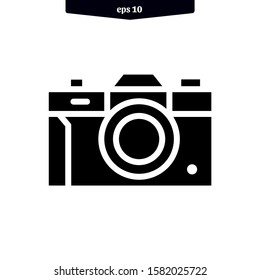 The best camera icon vector illustration logo template. eps10