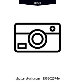 The best camera icon vector illustration logo template. eps10