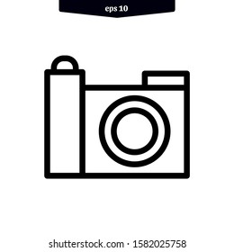 The best camera icon vector illustration logo template. eps10