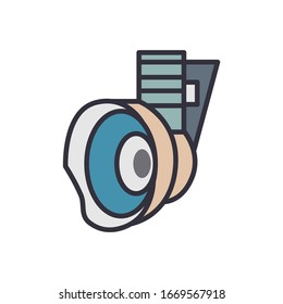 The best camera icon vector illustration logo template. eps10