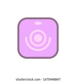 La mejor plantilla de logotipo de ilustración vectorial de icono de cámara. Pasos10