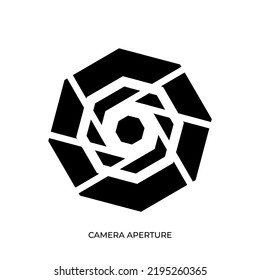 The best Camera Shutter Aperture icon vector. flat unique design style. suitable for many purpose.