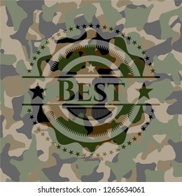 Best Camouflage Emblem Stock Vector (Royalty Free) 1265634061 ...