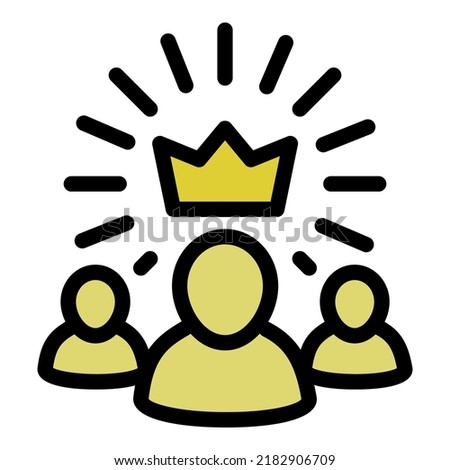 Best candidate icon outline vector. Job hr. Online agency