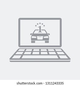 The best car on computer webpage