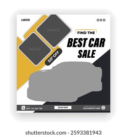 
Best Car Post Social media template Design car promotional post design,
