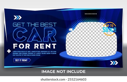 Best car promotion poster template, design for promotion and advertisement sale car