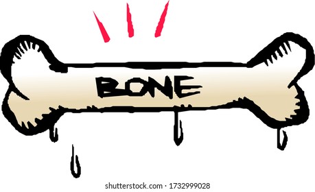 The best cartoon dogs bone.