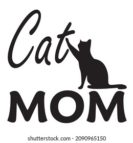 Best Cat Mom Design T-shirt