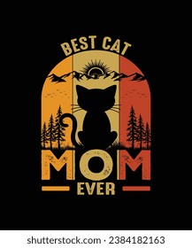 Best cat mom ever pet t shirt