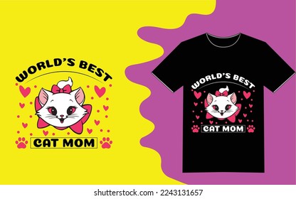Mejor Diseño de Camisetas Cat. Este es mi nuevo diseño de camisetas de gato.