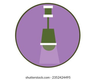 Mejor diseño vectorial plano de la lámpara de techo