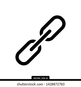 The best of Chain Link icon vector, illustration logo template in trendy style. Suitable for many purposes.
