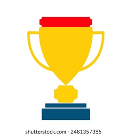 Best champion trophy vector design. Winner trophy award champion trophy. award cup or trophy.