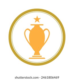 Best champions cup trophy vector design. Champion cup winner trophy award