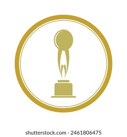 Best champions cup trophy vector design. Champion cup winner trophy award